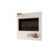 Painel/SUPORTE C/ Nicho INFERIOR e SUPERIOR P/ Tv até 32" P/ Sala/Quarto/Área de Lazer - Branco