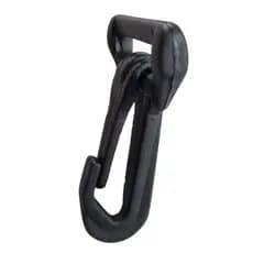 MOSQUETÃO DE 25MM PARA ALÇA DE BOLSAS, MOCHILAS, COLETES E OUTRAS APLICAÇÕES - COR PRETO