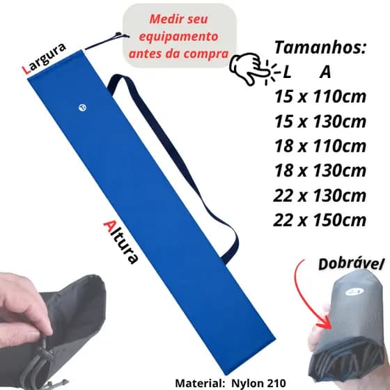 BOLSA CAPA PROTETORA PARA GUARDA-SOL E OUTRAS APLICAÇÕES