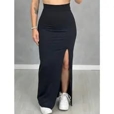 Saia Com Fenda Lateral Modelagem Perfeita No Corpo Suplex Premium