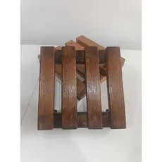 Suporte de Vaso ou Gás com Rodinha de Silicone- 25cm x 25cm - Suporta até 150kg