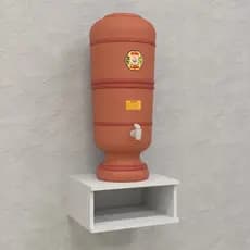 Suporte para filtro de barro, nicho prateleira móvel suspenso, já vai montado