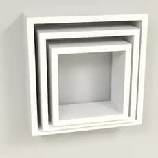 Kit 3 Nichos decorativos para quarto ou sala já vai montado