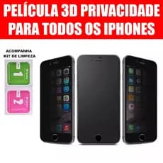 Película De Privacidade De Vidro 3d Para Todos Iphones