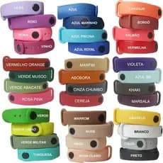 KIT 10 Pulseira Mi Band 3 4 5 6  silicone novo lacrado pronta entrega