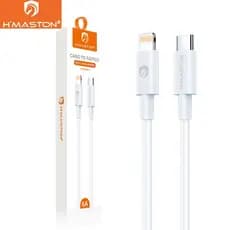 Cabo Tipo-C para Lightning Iphone Turbo 6A 1 Metro H'Maston SJX-04