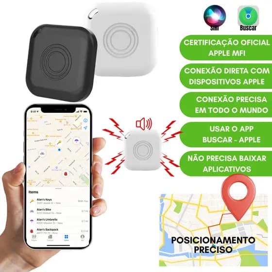 Mini Rastreador Localizador GPS para IOS iPhone de Bagagem Mala Chave Pet Anti-Perda NLT-10A