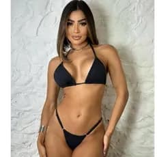 Biquini  feminino Cortininha com regulador feminino verão 2026 fio Dental marquinha