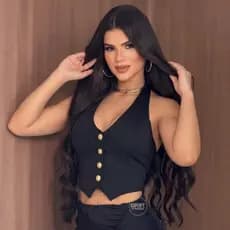 Top Colete Corset Feminino Estilo Alfaiataria Sem manga/ Nula Chic  Tendência Carnaval Copa 2026 Cropped Festa Junina