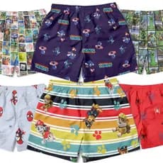 Short Infantil Menino Conforto Estampado Verão Moda Praia Kids Personagens