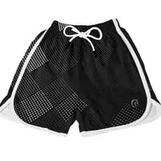 Short Feminino Premium Básico Estampado Casual Ou Treino Soltinho Seca Rápido Losango