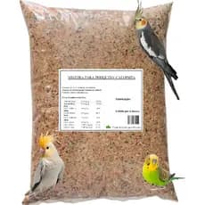 Mistura Calopsita E Periquito Nutritiva1kg Sementes Passaro
