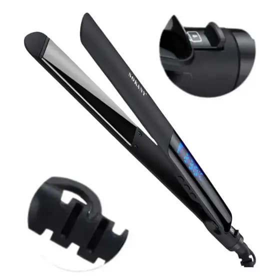 Prancha Alisadora Chapinha De Cabelo Placa Titânio Profissional Bivolt 54w