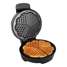Máquina de Waffle Panqueca Prática 800W -Preta-110V