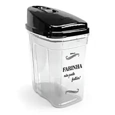 Farinheira com Tampa 836 ml Nitron para Mantimentos e Alimentos Cozinha Organizada