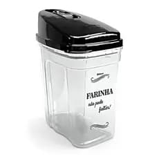Farinheira com Tampa 836 ml para Mantimentos e Alimentos Cozinha Organizada Prático e Funcional