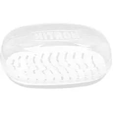 Saboneteira com Telinha Nitron para Banheiro Organização da Casa Prático e Funcional