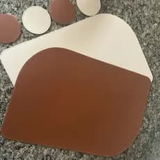 Jogo Americano Dupla Face Souplast Orgânico para Mesa Posta Jantar Protetor Impermeavel