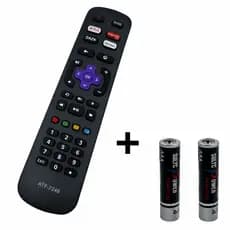 Controle Remoto Para Tv Aoc Smart Roku 32 43 Pol LE 7246 FBG 9091 S5195 32S5195 32S5195/78 + Pilhas