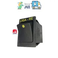 Botão Chave Interruptor 6V / 12V Liga-Ré Original Brinquedos Bandeirante