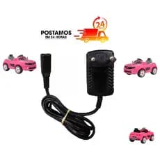Carregador De Bateria 6v Para Carrinho Elétrico Infantil Camaro Rosa Bandeirantes