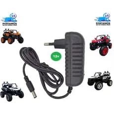 CARREGADOR DE BATERIA 12V P/ QUADRICICLO MINI BUGGY UTV ELÉTRICO INFANTIL