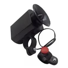 Sirene Buzina Eletrônica Alerta Para Bicicleta 85 Decibéis Tipo Policia Bike Mtb Speed Trilha Lazer
