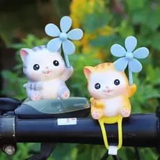 Boneca De Motocicleta Fofa Com Hélice Decoração De Bicicleta Correia Criativa MTB Acessórios Para Motocicletas