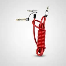 Cabo Compatível Beats Monster Pro Espiral P2 + P2 + Plug P10