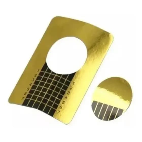 100 Moldes Adesivos Papel Unhas Gel Porcelana Prof.