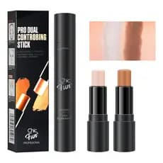 Bastão De Contorno E Iluminador Facial 2 Em 1 Maquiagem