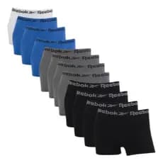 Kit 12 Cuecas Boxer Masculina Microfibra Sem Costura Reebok Original