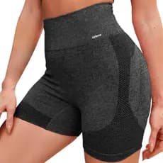 Shorts Selene Empina Levanta Bumbum Academia Fitness Sem Costura Sem Transparência Cintura Alta