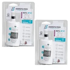 Kit 02 Refil vela Filtro Acqua Bella e Vitale HF-01 Purificador Lorenzetti