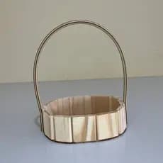 Kit 10 Cestas Fraldeira Oval Com Alça 19x5 Presente Dia Dos Pais Natal Páscoa
