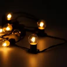 Varal de luz para área externa com 20 metros, Festão, Gambiarra, com lampadas inclusas