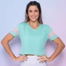 Cropped para academia (Verde Claro) Area Sports