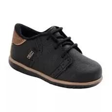Sapato / Tênis Casual Infantil Com Pespontos (Preto) Klin