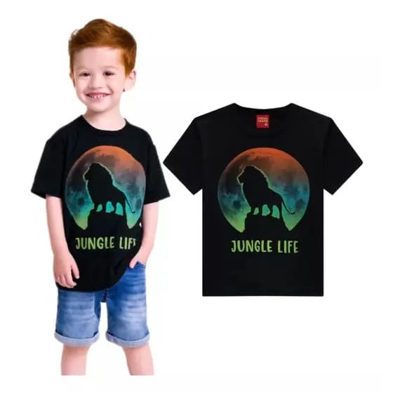 Camiseta Infantil "Jungle Life" KYLY