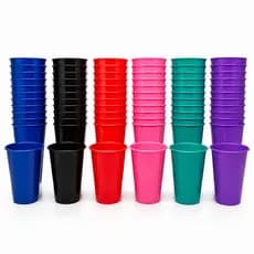 Kit de 30 Copos Plasticos Resistente e Reutilizavel para Festa 300ml Infantil Criança Lembrancinha