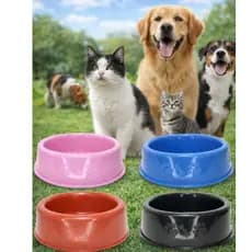 Comedouros plásticos para cães e gatos