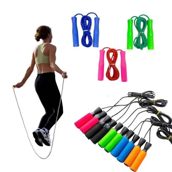 Corda de Pular Ajustável para Fitness - Melhore Seu Desempenho e Aumente a Massa Magra