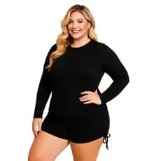 Camisetas Feminina Plus Size Proteção Solar UV50+