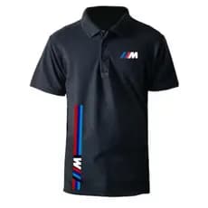Camiseta Masculina Gola Polo Preta BMW Motorsport