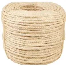 KIT Até 20M Sisal 5mm Para Arranhadores de Gato - Decorações de Mesa, Suporte de Vasos etc.