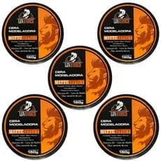 5 Cera Capilares Modeladoras Efeito Matte 150g - LGN Barber
