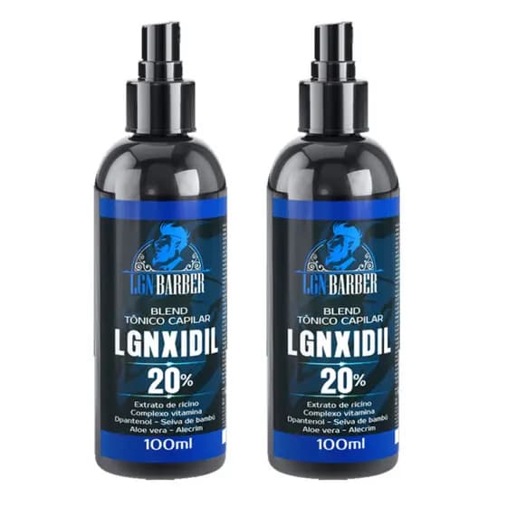 2 unidades Coquetel Fortalecedor capilar Ricino lgn cosmetics unissex