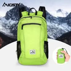 Mochila de caminhada dobrável ultraleve 20L para a escola