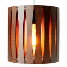 Luminária de Teto Pendente Lustre Madeira MDF Decoração Cozinha Achadinhos da Shopee Entrega Rápida