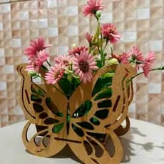 Kits Várias Quantidades Centro de Mesa Borboleta Lindas Lembrancinhas Cachepô em MDF
